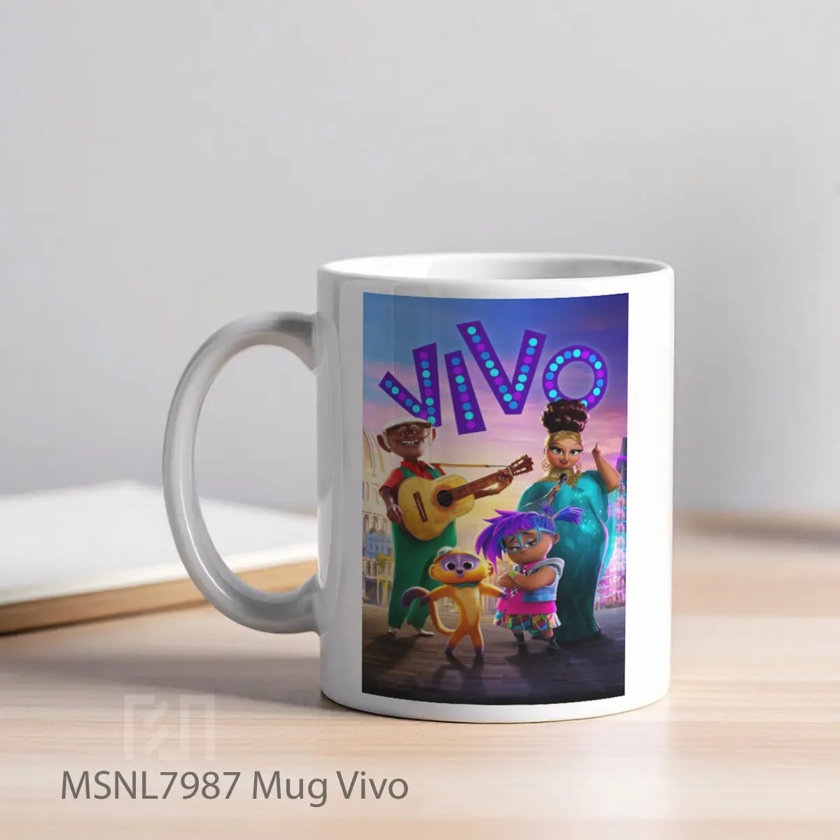 Mug Vivo Gelas Keramik Tema Film MSNL7987 - Tampak Kiri