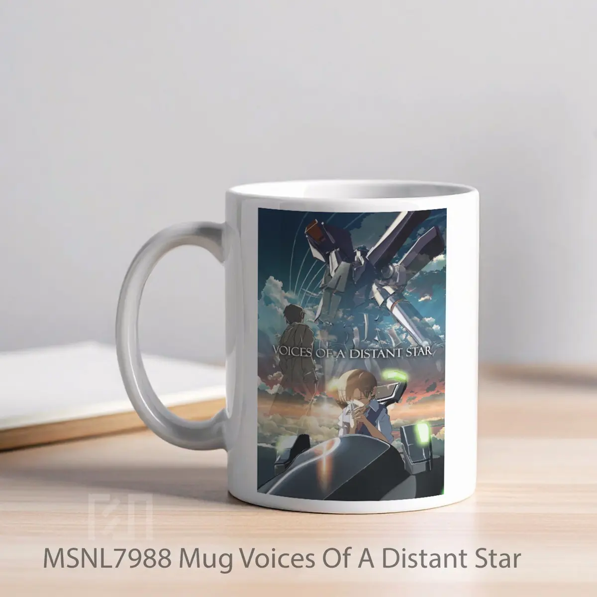 Mug Voices Of A Distant Star Gelas Keramik Tema Film MSNL7988 - Tampak Kiri