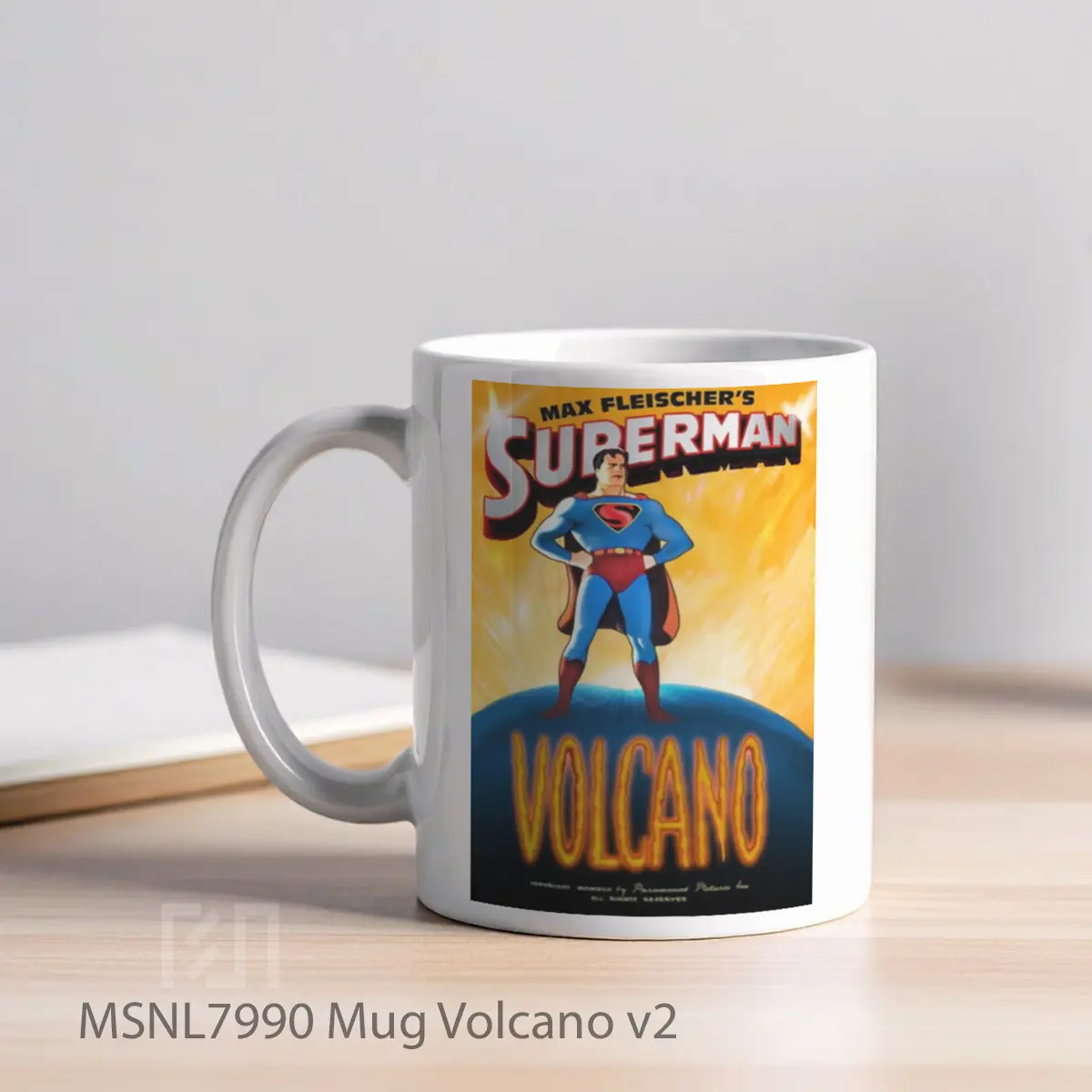 Mug Volcano V2 Gelas Keramik Tema Film MSNL7990 - Tampak Kiri