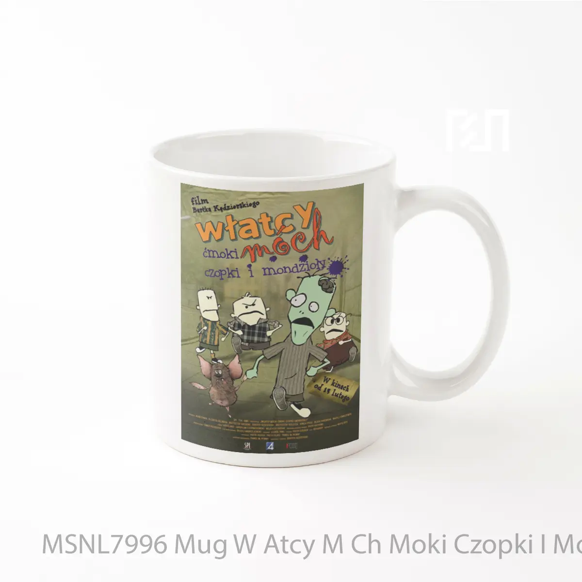 Mug W Atcy M Ch Moki Czopki I Mondzio Y Gelas Keramik Tema Film MSNL7996
