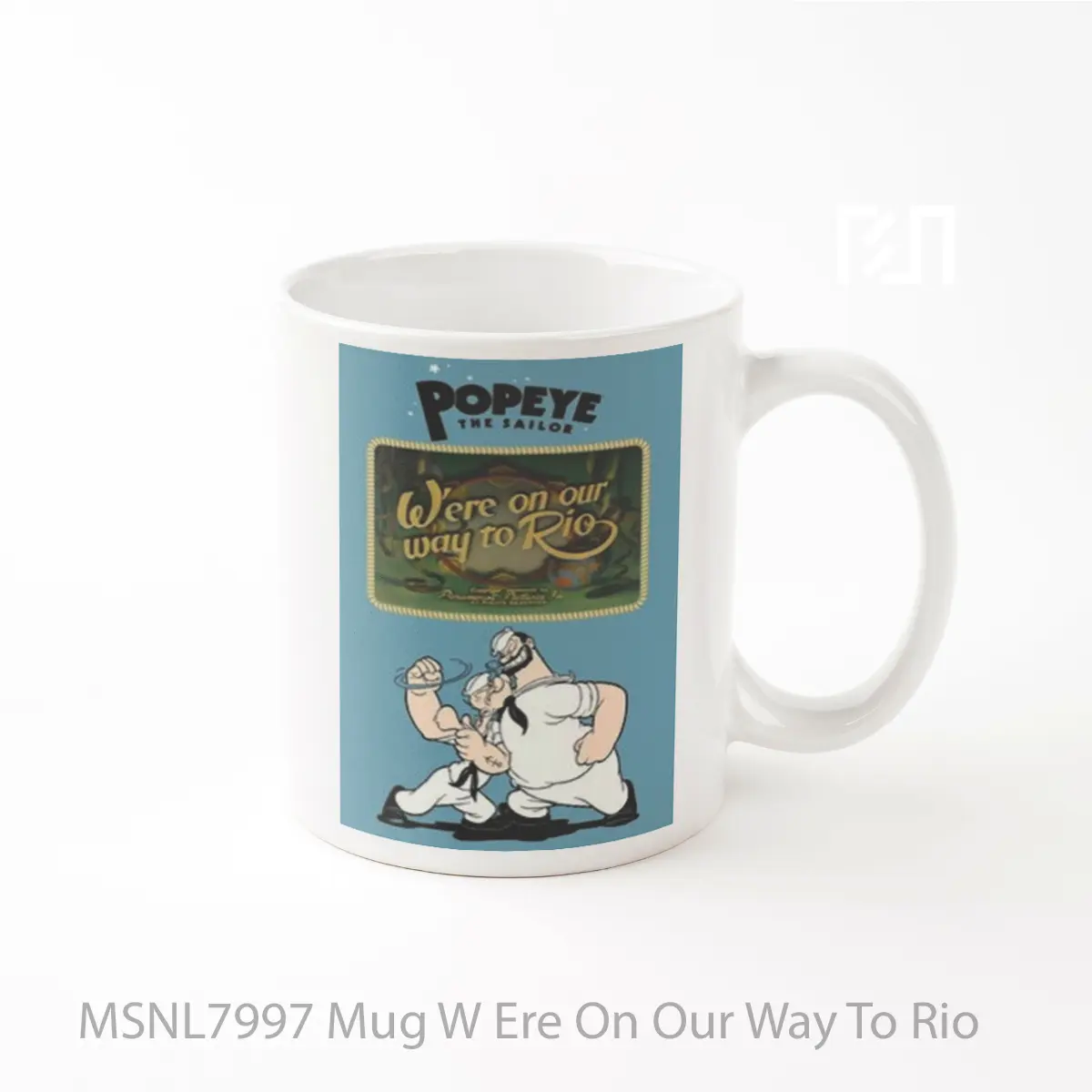 Mug W Ere On Our Way To Rio Gelas Keramik Tema Film MSNL7997