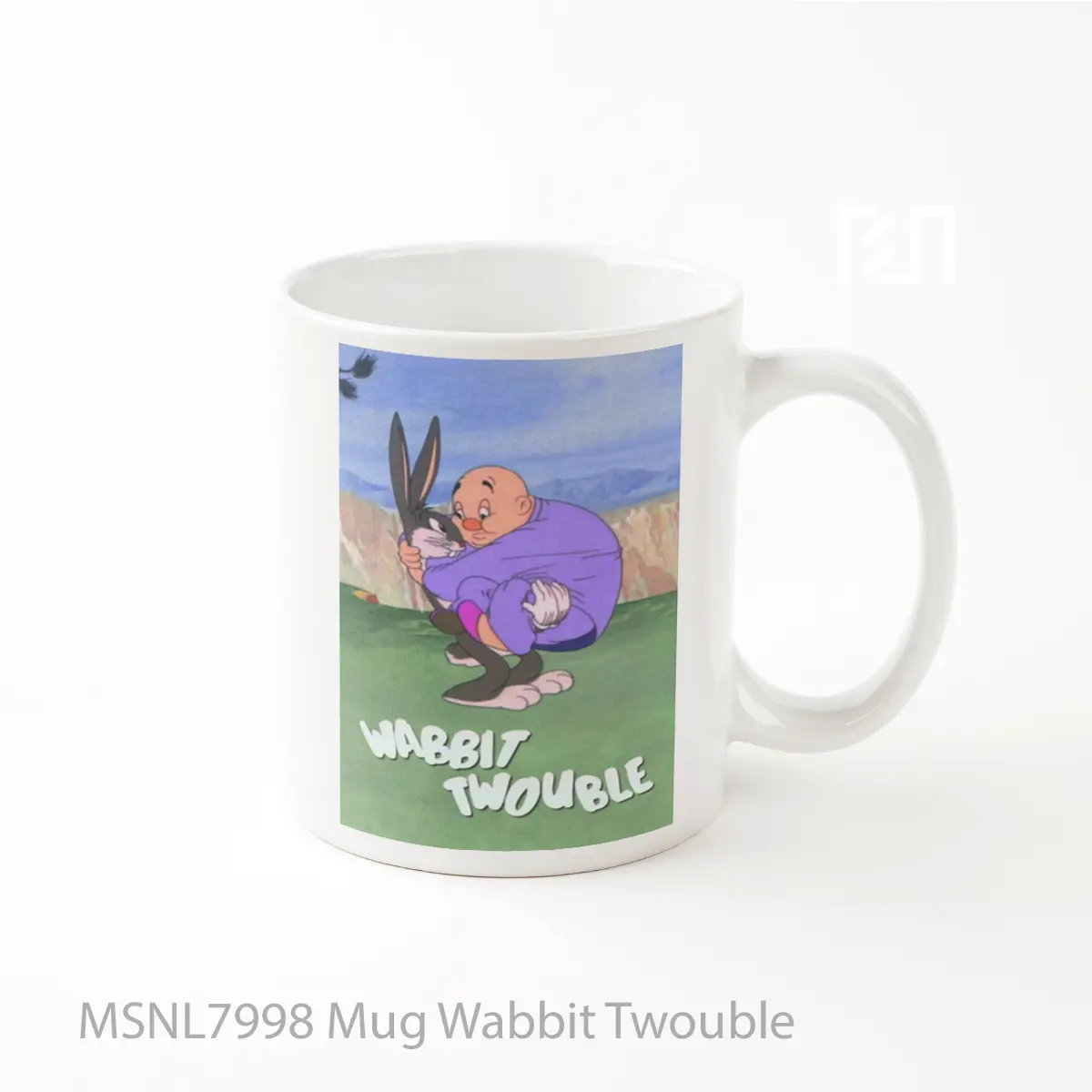Mug Wabbit Twouble Gelas Keramik Tema Film MSNL7998