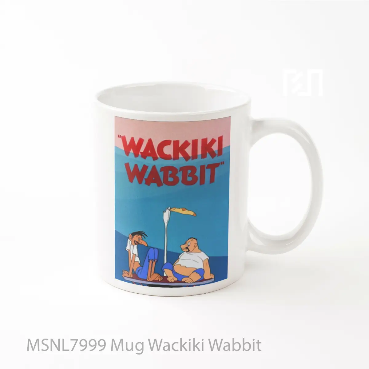 Mug Wackiki Wabbit Gelas Keramik Tema Film MSNL7999