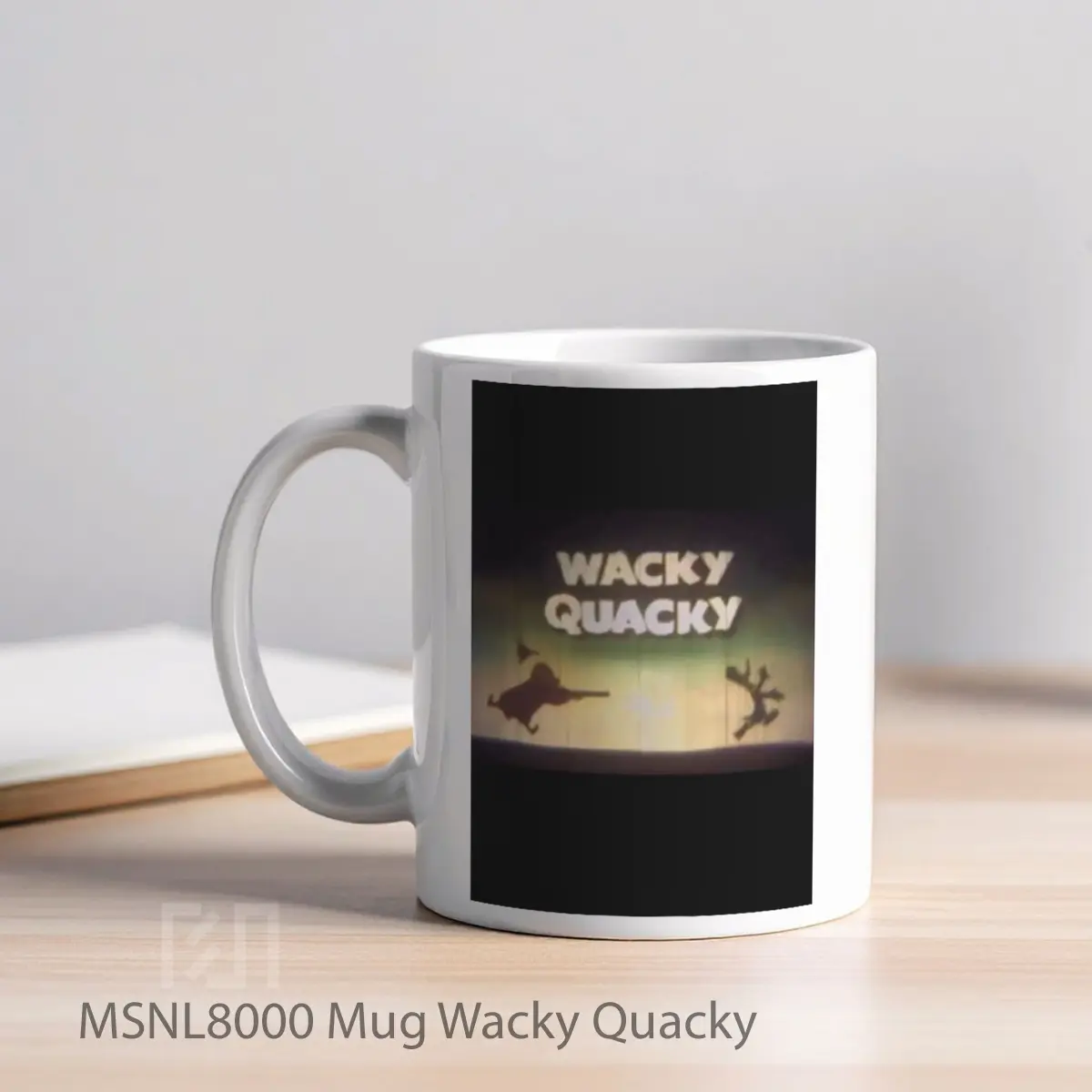 Mug Wacky Quacky Gelas Keramik Tema Film MSNL8000 - Tampak Kiri