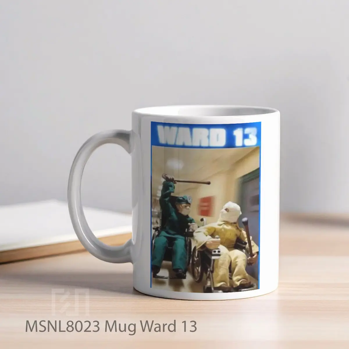 Mug Ward 13 Gelas Keramik Tema Film MSNL8023 - Tampak Kiri