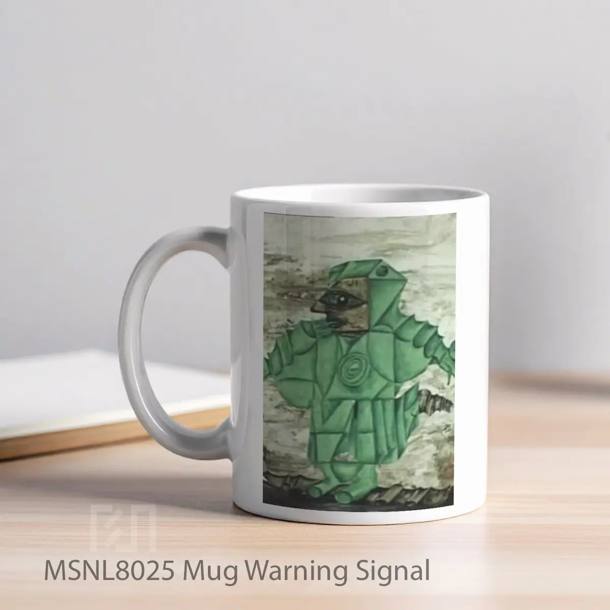 Mug Warning Signal Gelas Keramik Tema Film MSNL8025 - Tampak Kiri