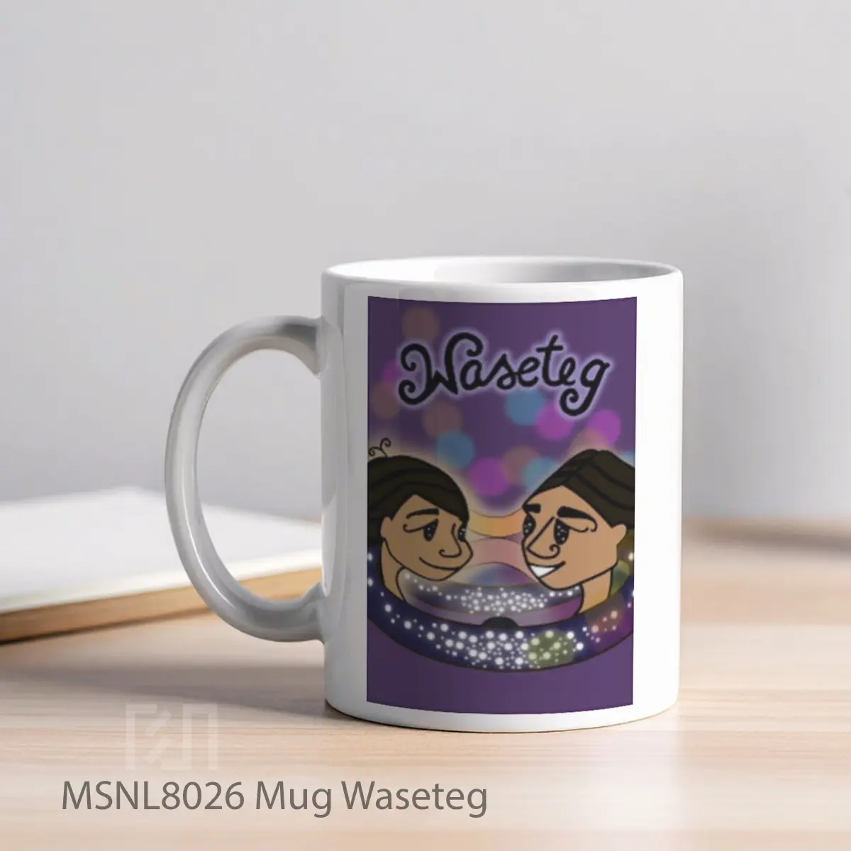 Mug Waseteg Gelas Keramik Tema Film MSNL8026 - Tampak Kiri