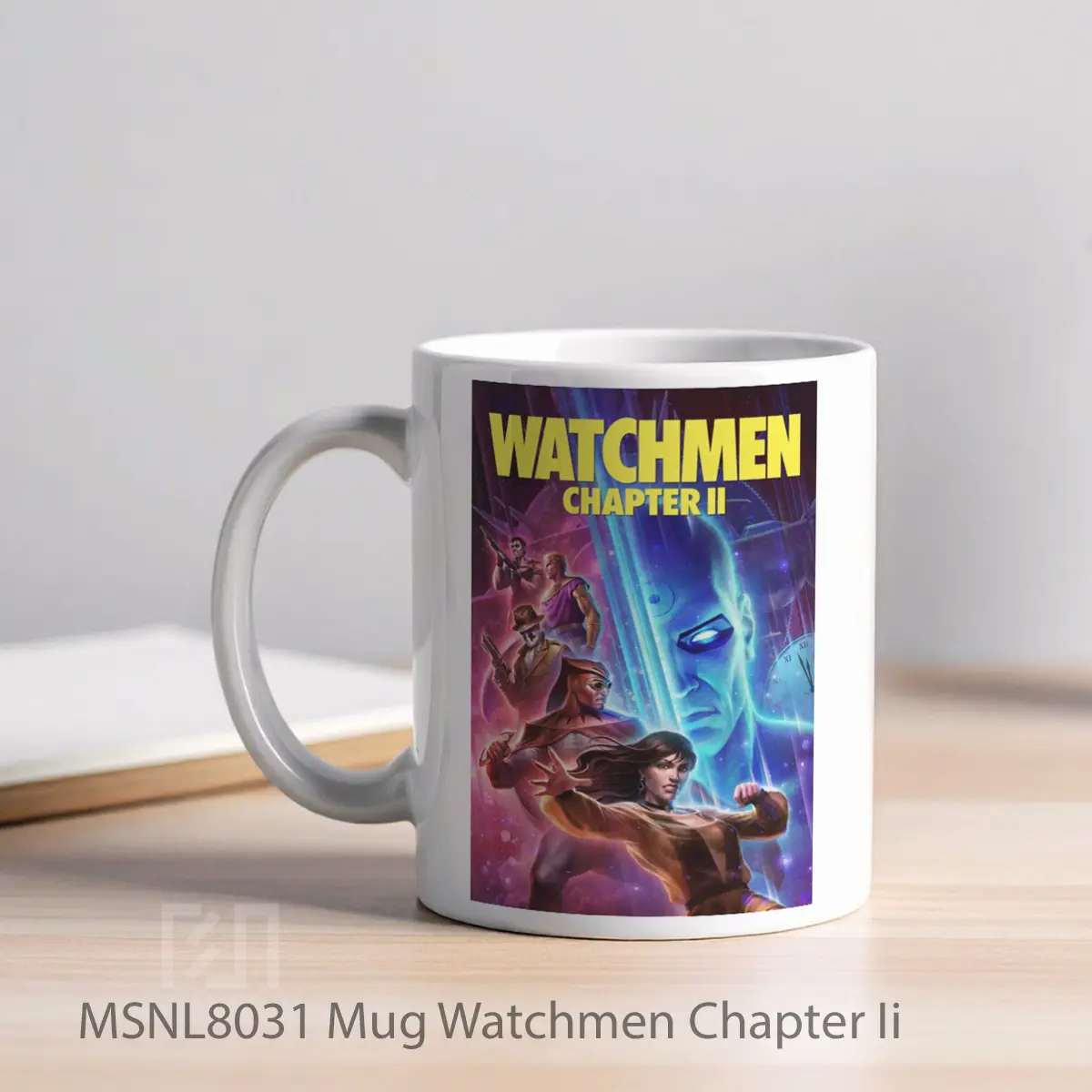 Mug Watchmen Chapter Ii Gelas Keramik Tema Film MSNL8031 - Tampak Kiri