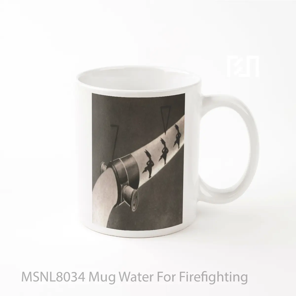 Mug Water For Firefighting Gelas Keramik Tema Film MSNL8034