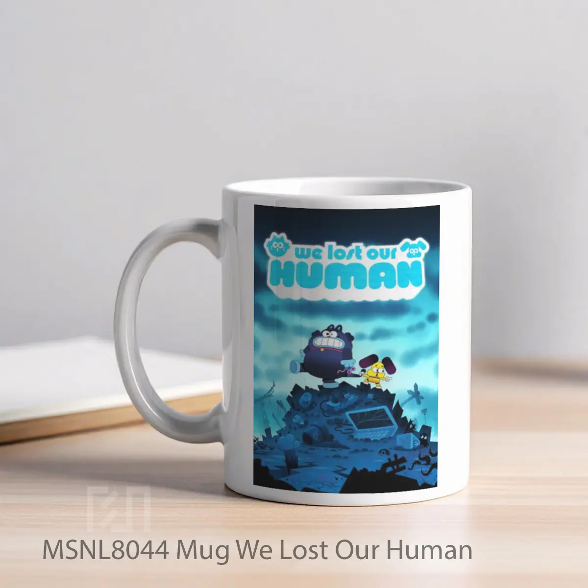 Mug We Lost Our Human Gelas Keramik Tema Film MSNL8044 - Tampak Kiri