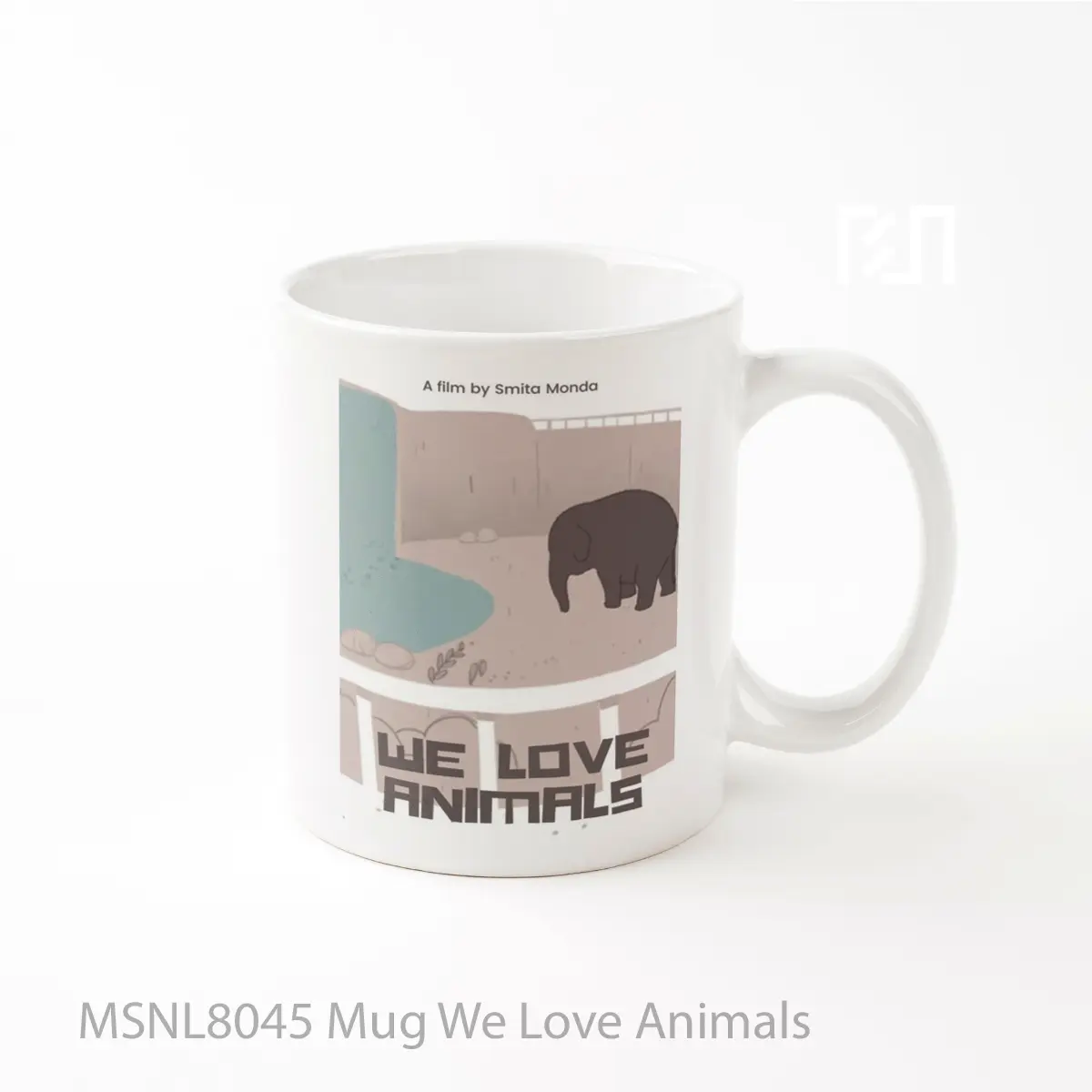 Mug We Love Animals Gelas Keramik Tema Film MSNL8045