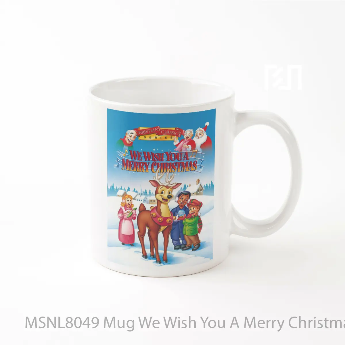 Mug We Wish You A Merry Christmas Gelas Keramik Tema Film MSNL8049