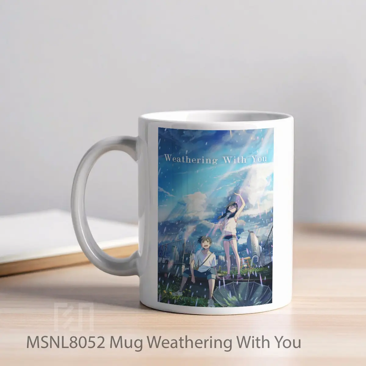 Mug Weathering With You Gelas Keramik Tema Film MSNL8052 - Tampak Kiri