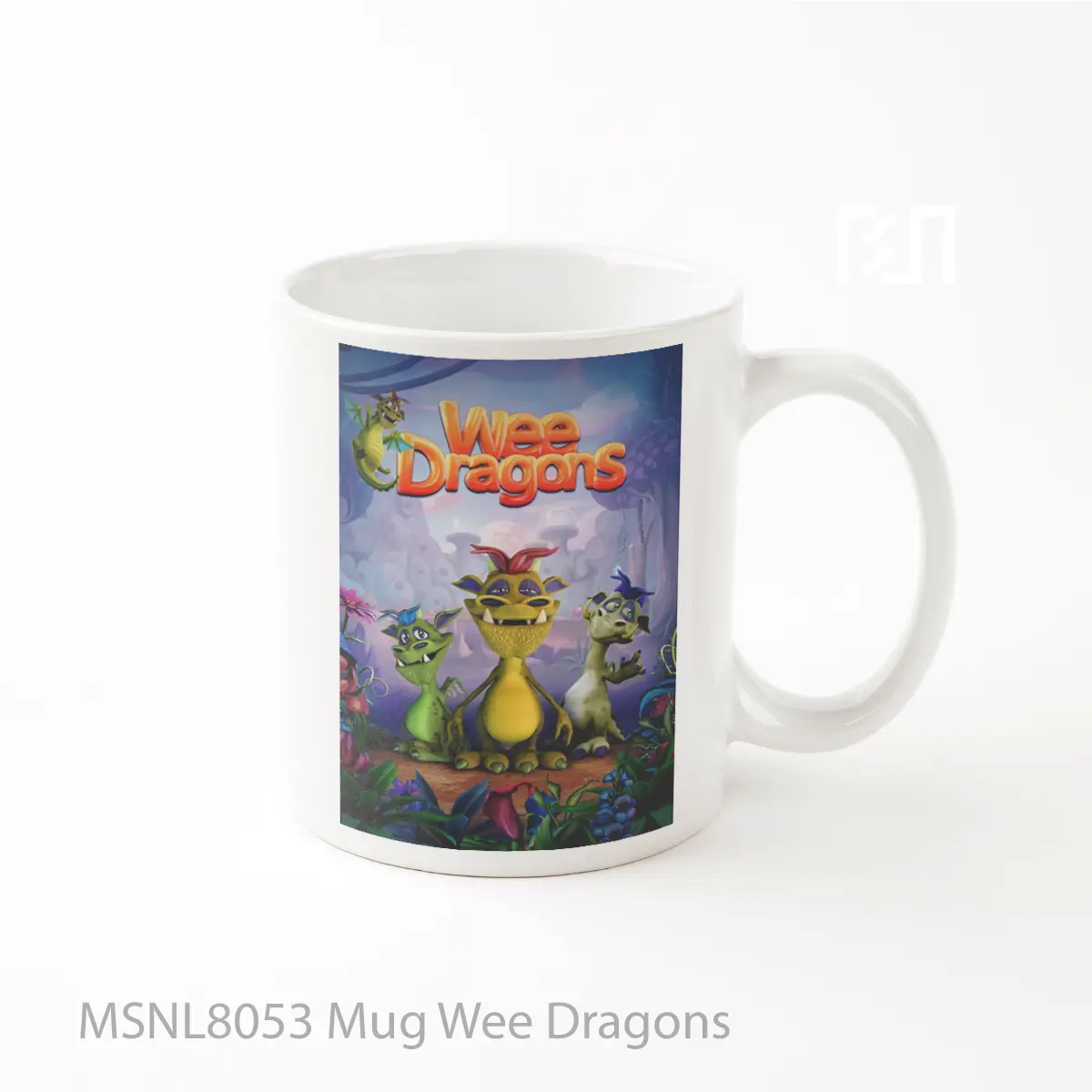 Mug Wee Dragons Gelas Keramik Tema Film MSNL8053