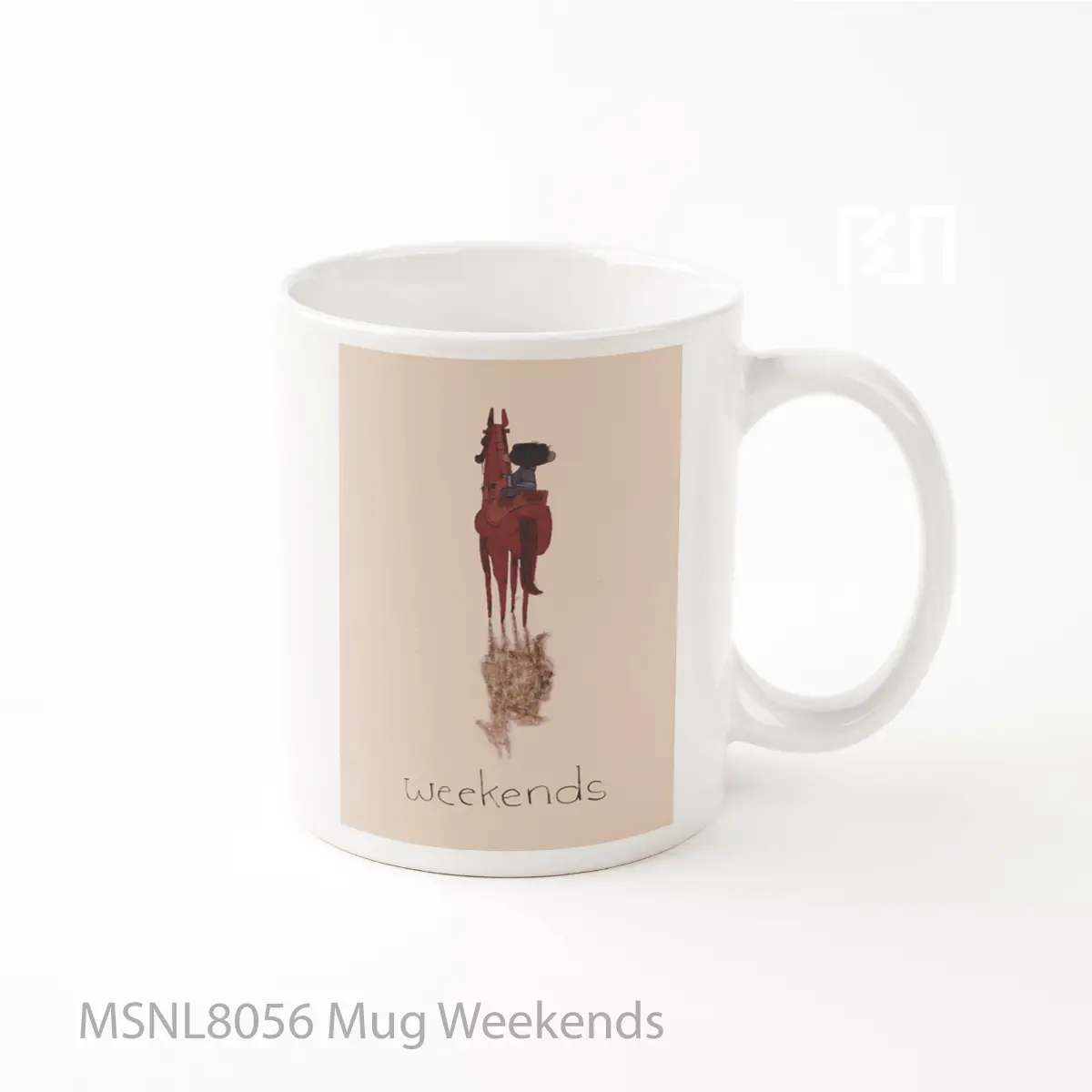 Mug Weekends Gelas Keramik Tema Film MSNL8056
