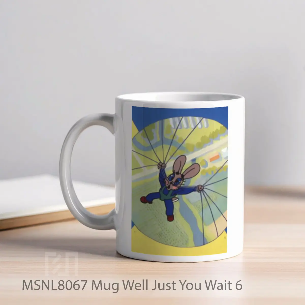 Mug Well Just You Wait 6 Gelas Keramik Tema Film MSNL8067 - Tampak Kiri