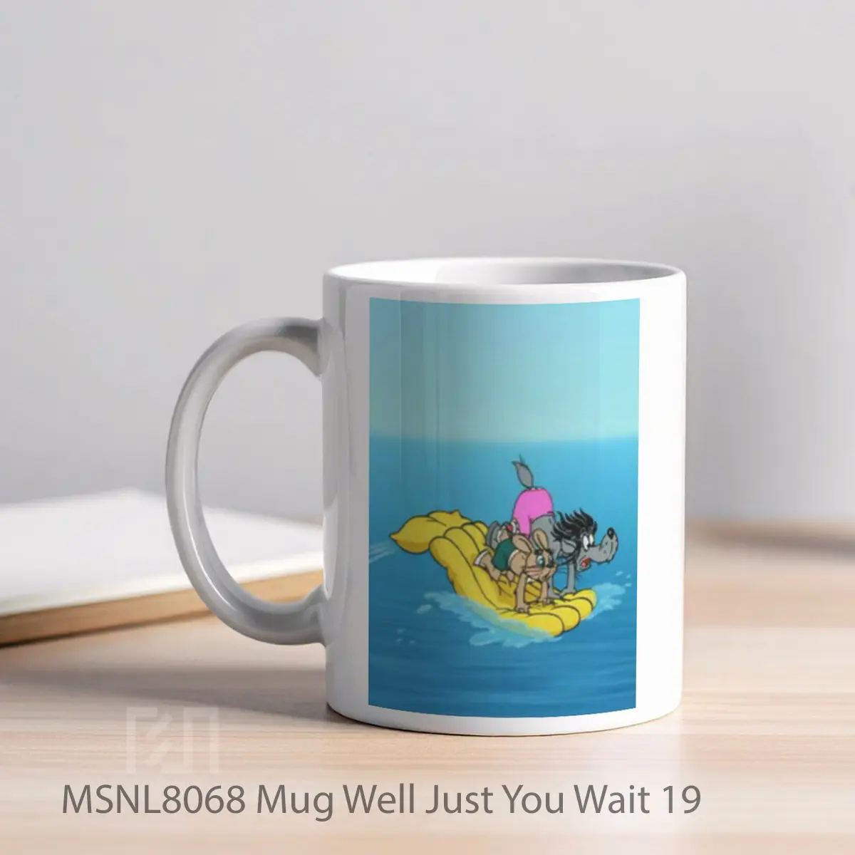 Mug Well Just You Wait 19 Gelas Keramik Tema Film MSNL8068 - Tampak Kiri