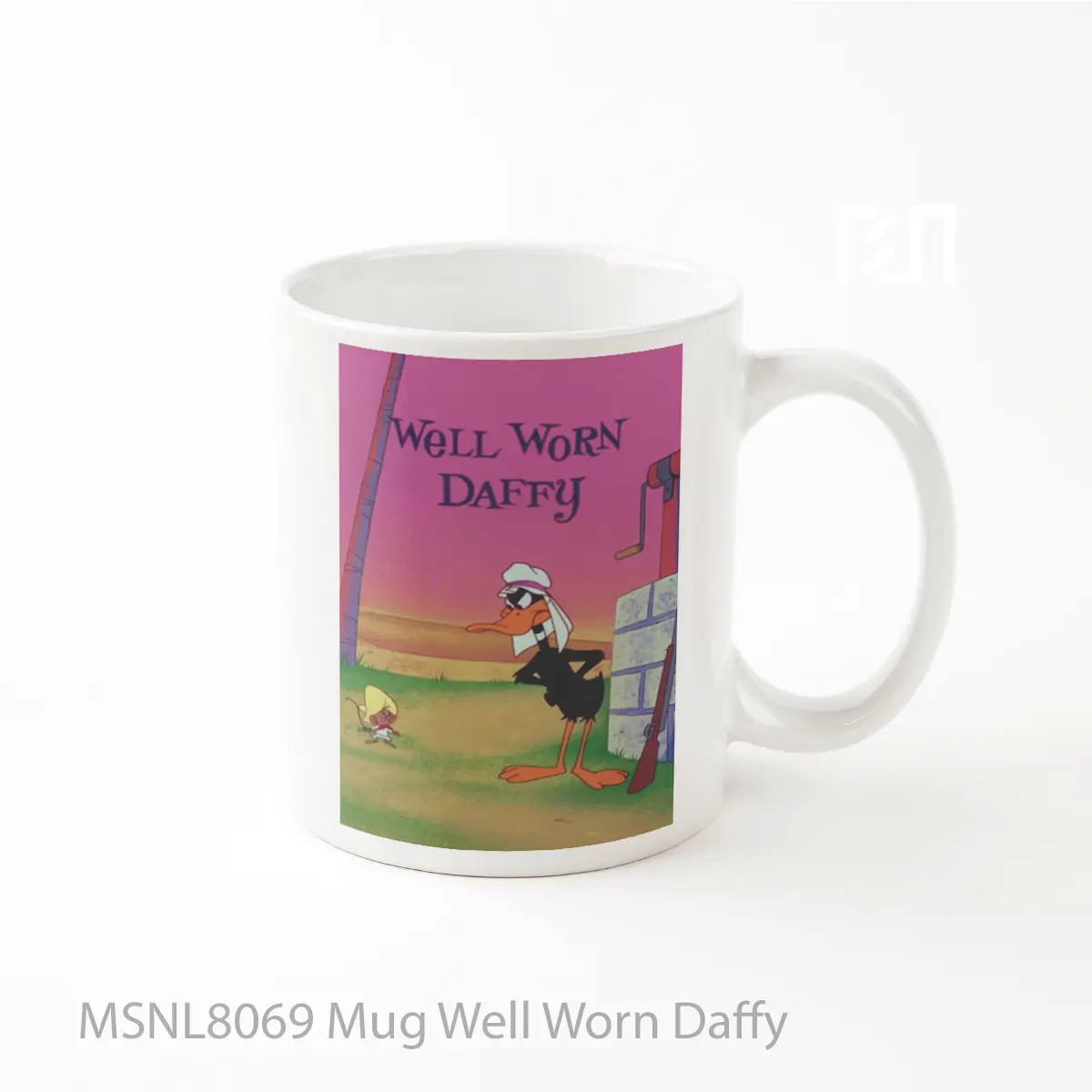 Mug Well Worn Daffy Gelas Keramik Tema Film MSNL8069