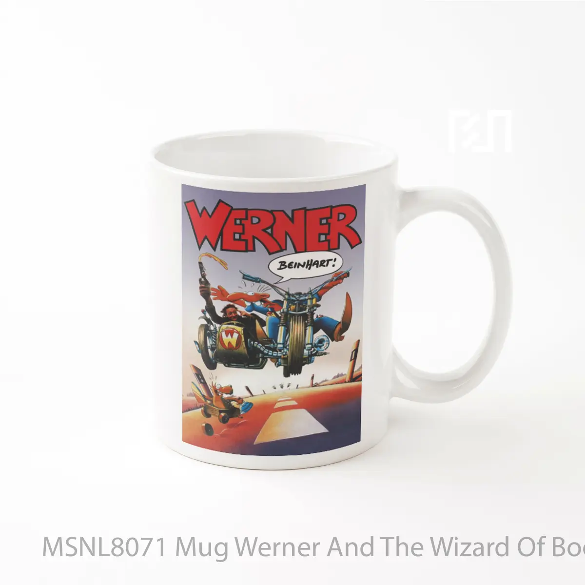 Mug Werner And The Wizard Of Booze Gelas Keramik Tema Film MSNL8071