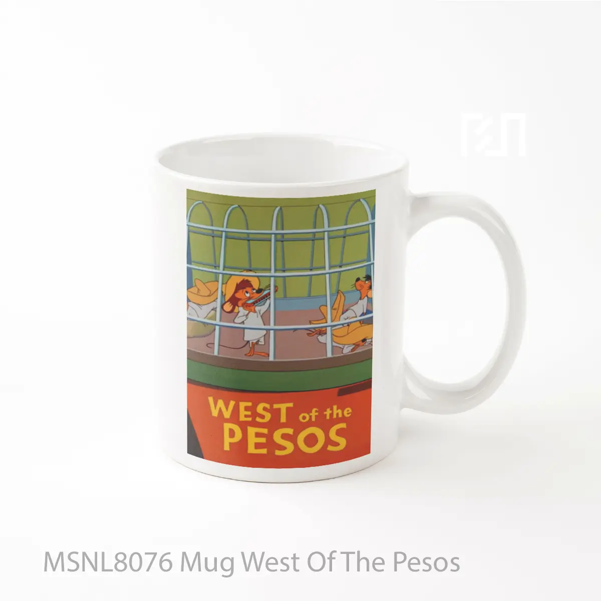 Mug West Of The Pesos Gelas Keramik Tema Film MSNL8076