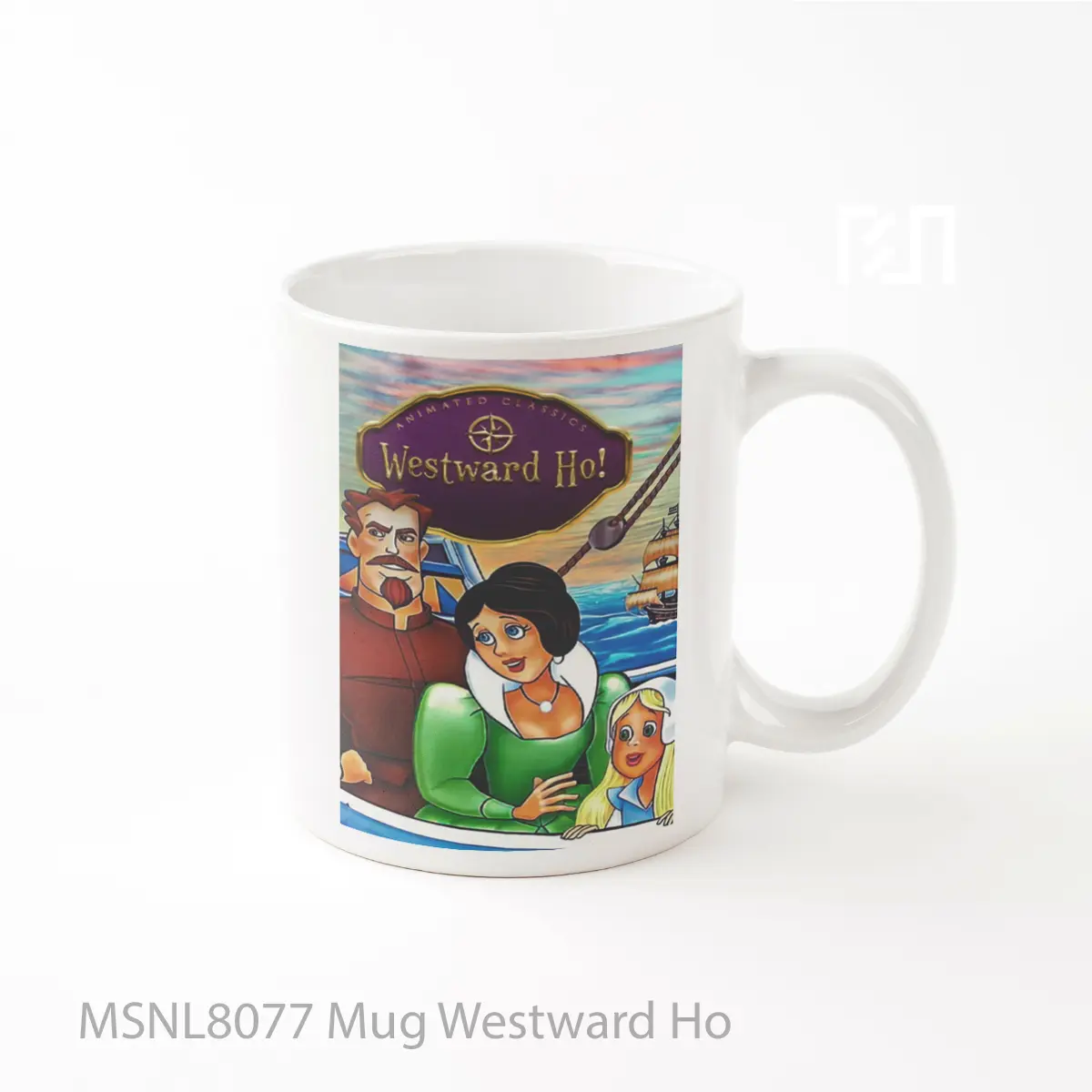 Mug Westward Ho Gelas Keramik Tema Film MSNL8077