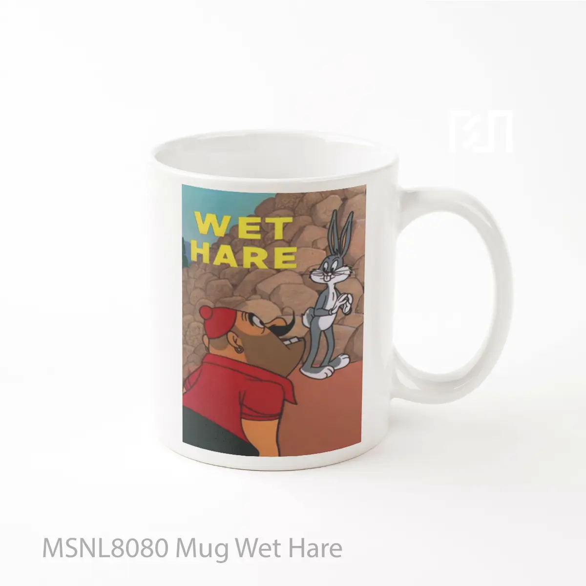Mug Wet Hare Gelas Keramik Tema Film MSNL8080