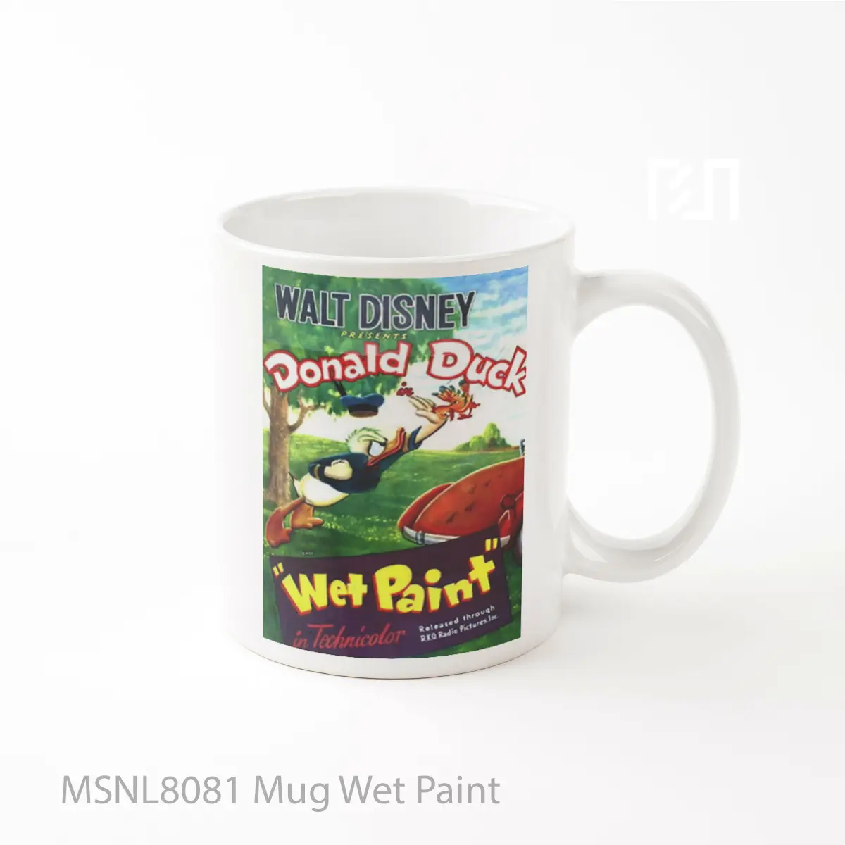 Mug Wet Paint Gelas Keramik Tema Film MSNL8081