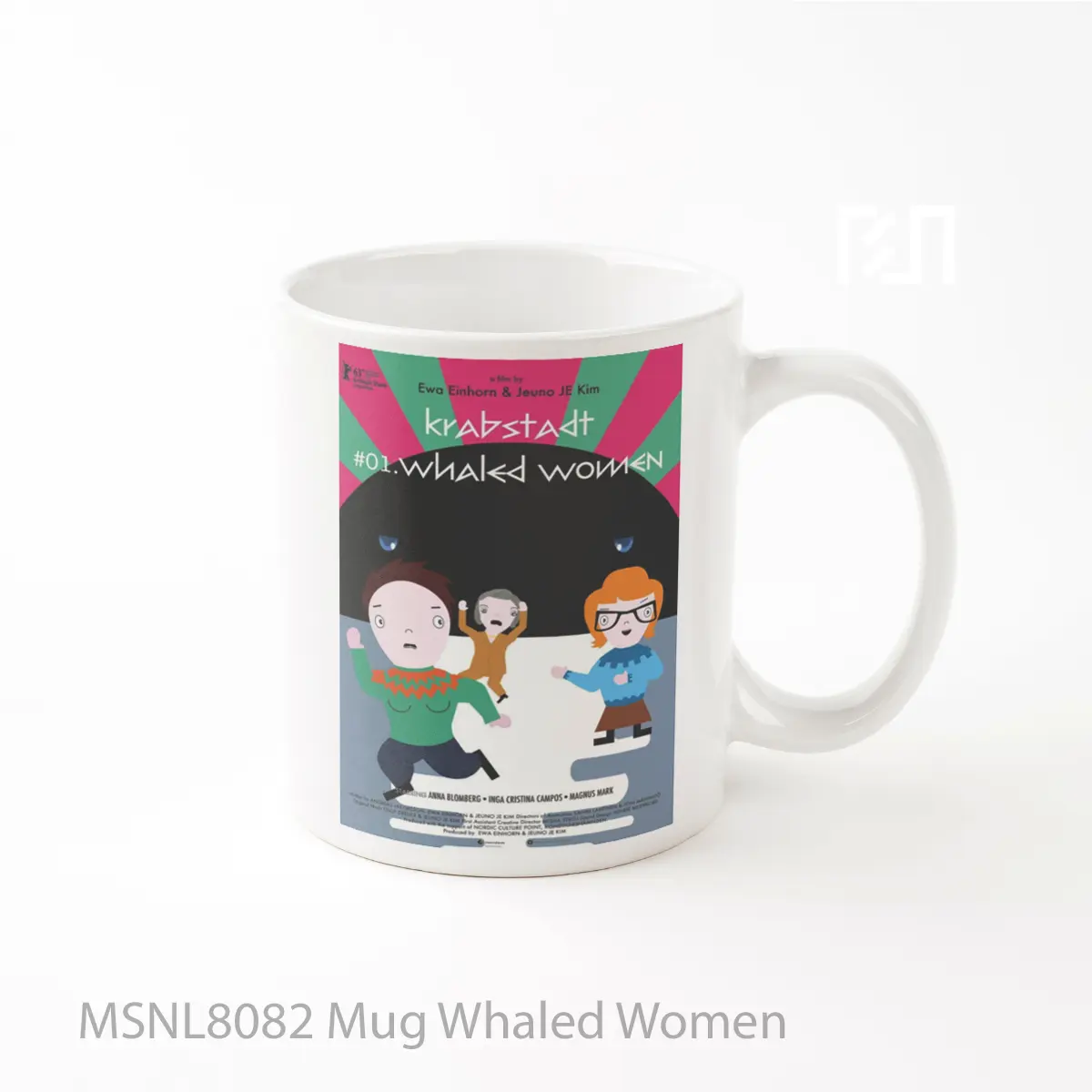 Mug Whaled Women Gelas Keramik Tema Film MSNL8082