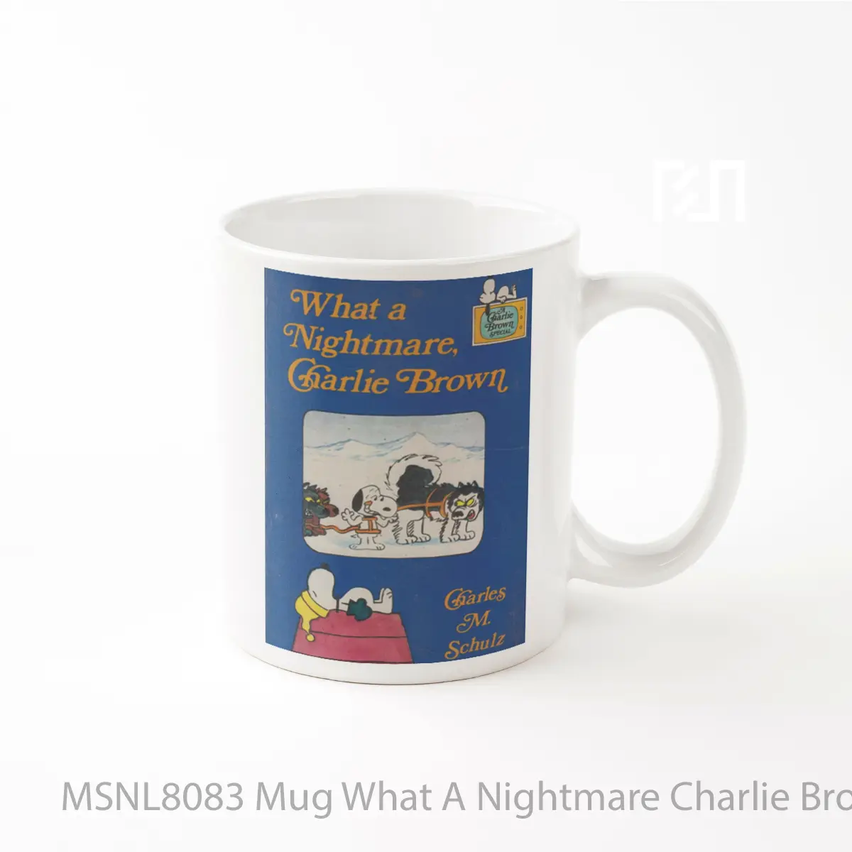 Mug What A Nightmare Charlie Brown Gelas Keramik Tema Film MSNL8083
