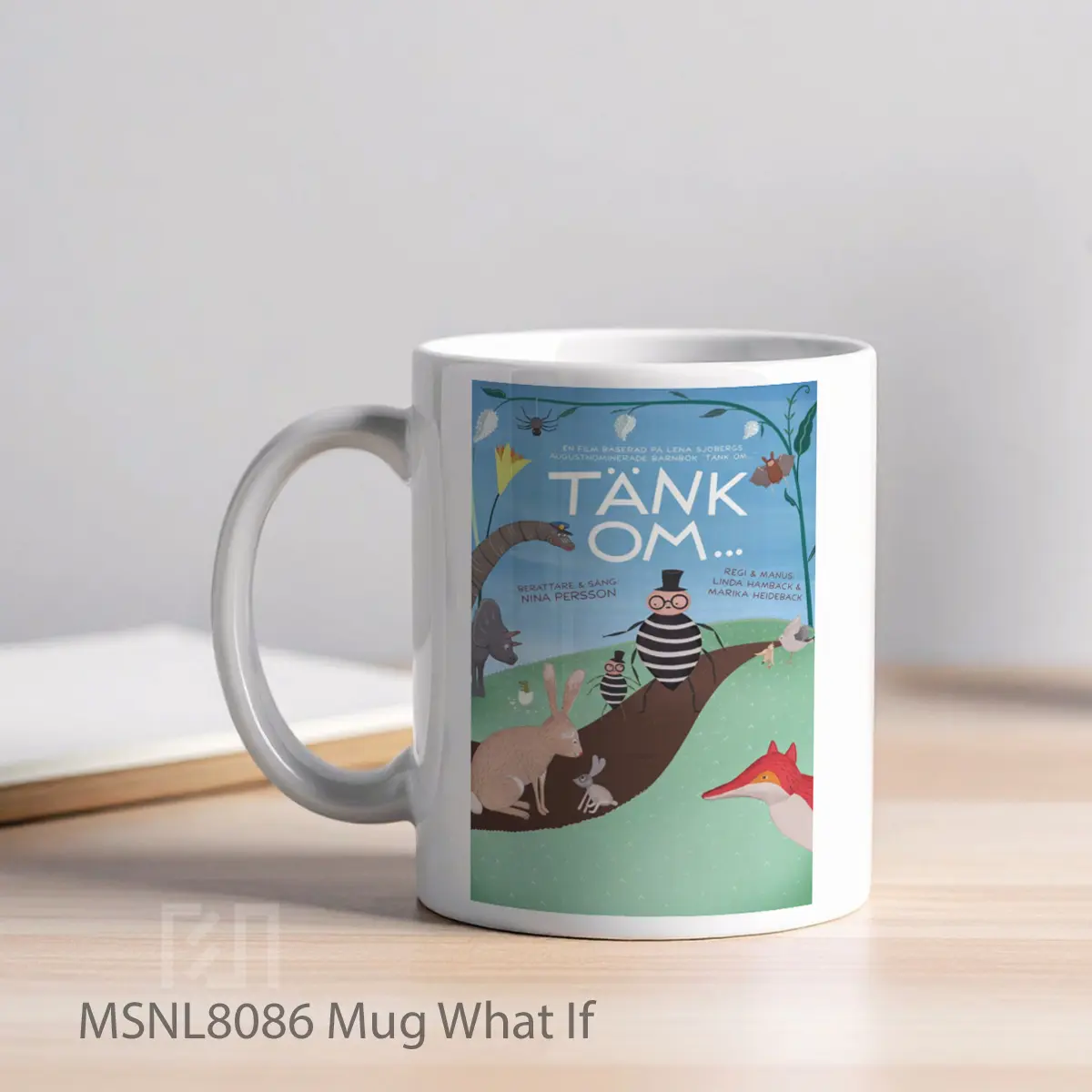 Mug What If Gelas Keramik Tema Film MSNL8086 - Tampak Kiri
