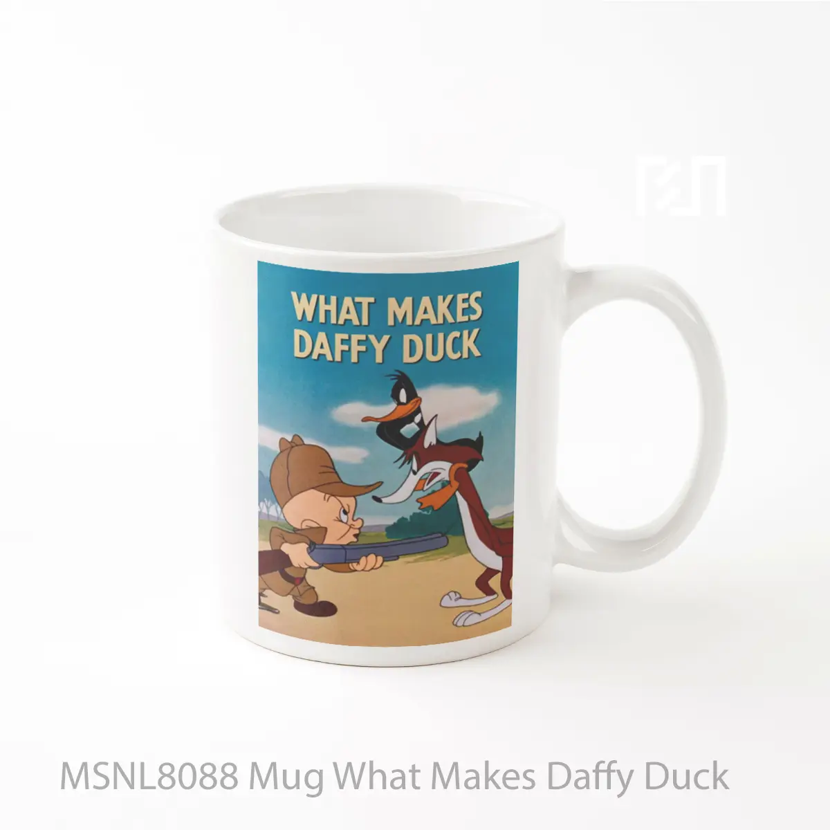 Mug What Makes Daffy Duck Gelas Keramik Tema Film MSNL8088