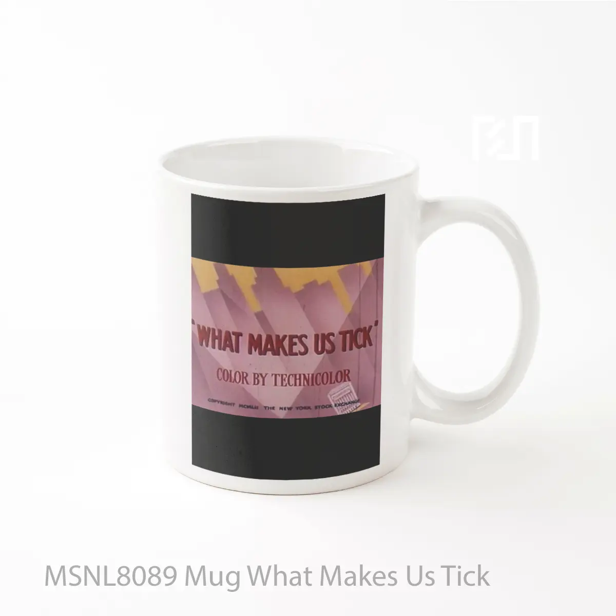 Mug What Makes Us Tick Gelas Keramik Tema Film MSNL8089