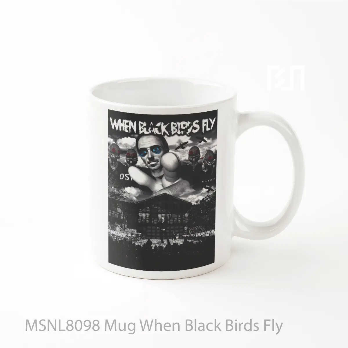 Mug When Black Birds Fly Gelas Keramik Tema Film MSNL8098