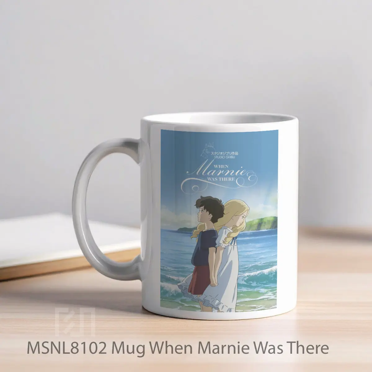 Mug When Marnie Was There Gelas Keramik Tema Film MSNL8102 - Tampak Kiri