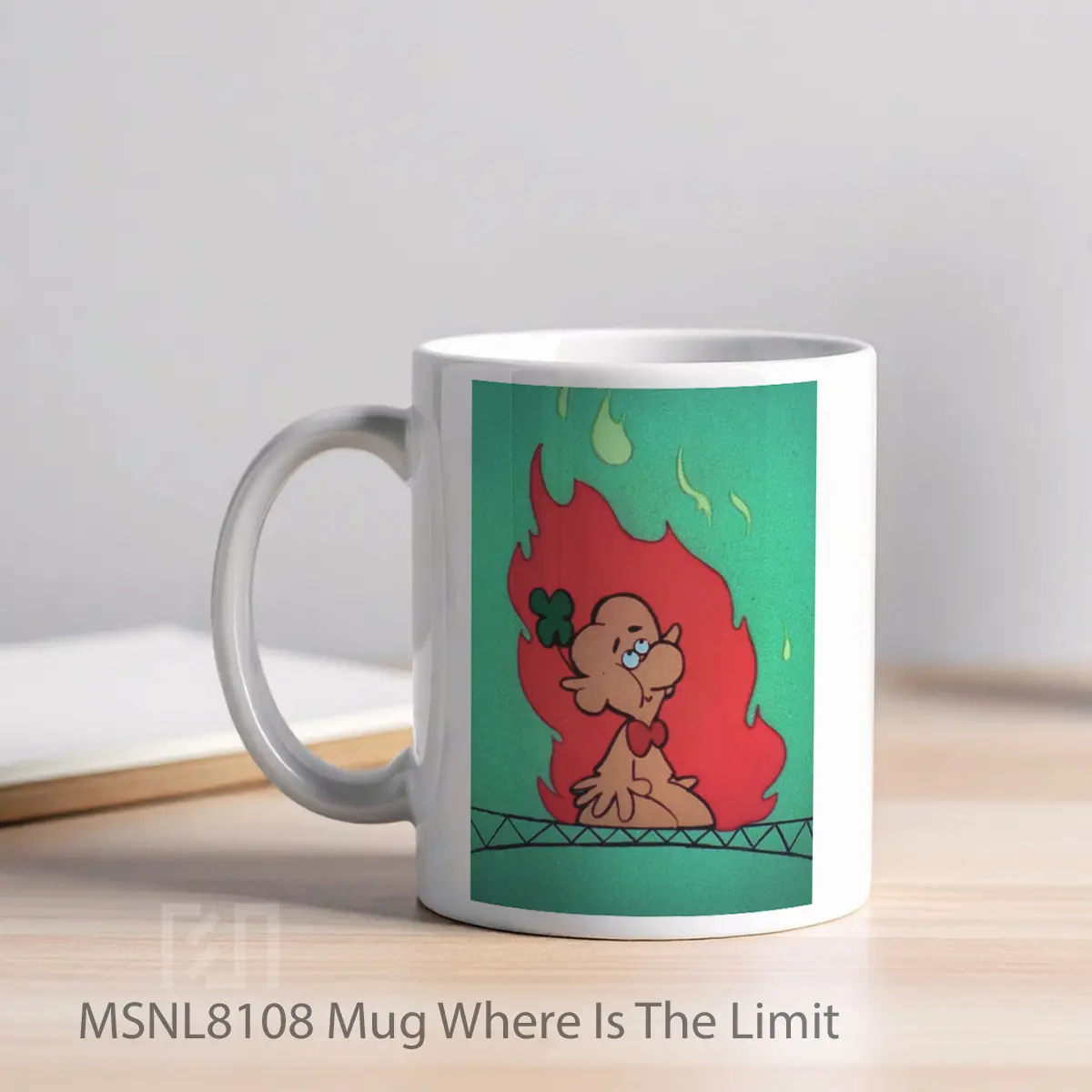 Mug Where Is The Limit Gelas Keramik Tema Film MSNL8108 - Tampak Kiri