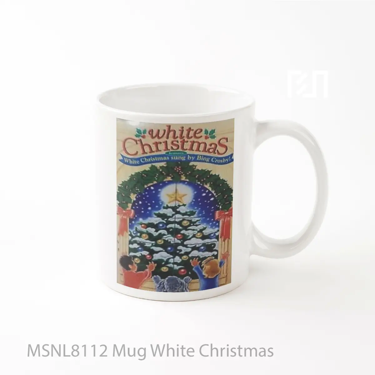 Mug White Christmas Gelas Keramik Tema Film MSNL8112
