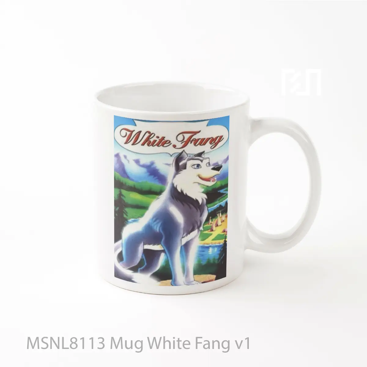 Mug White Fang V1 Gelas Keramik Tema Film MSNL8113