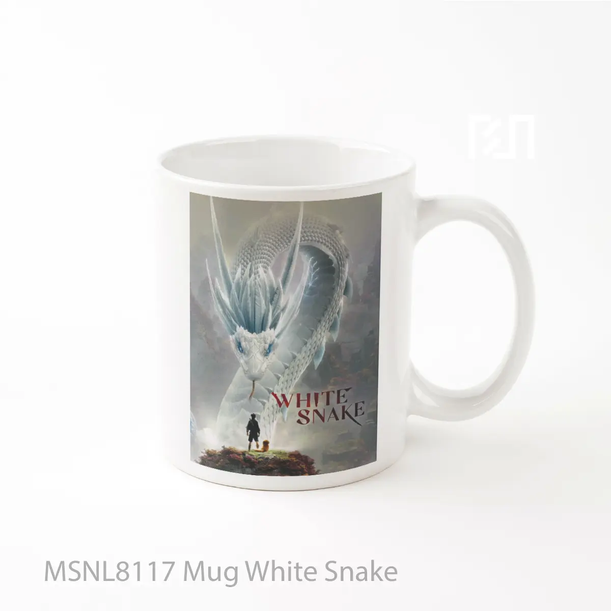 Mug White Snake Gelas Keramik Tema Film MSNL8117