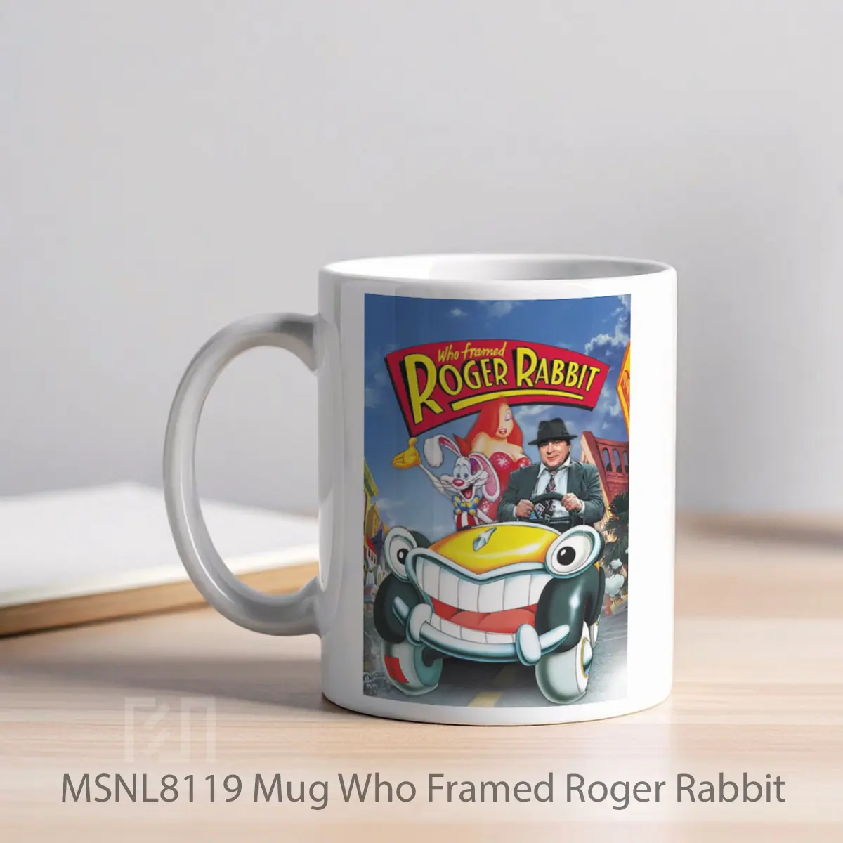 Mug Who Framed Roger Rabbit Gelas Keramik Tema Film MSNL8119 - Tampak Kiri