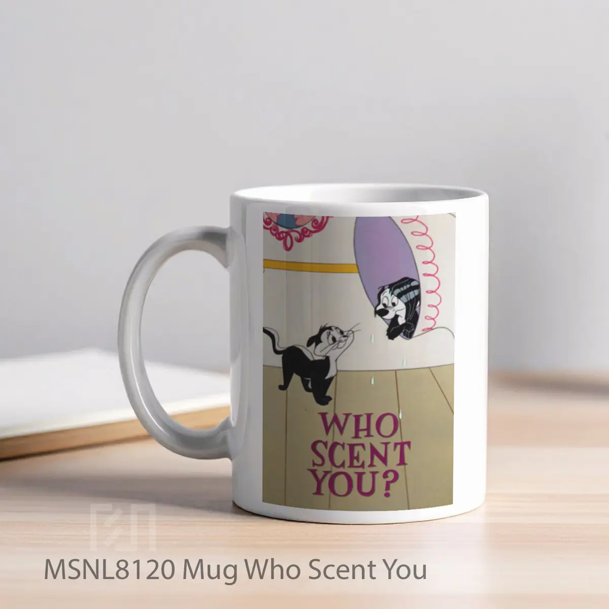 Mug Who Scent You Gelas Keramik Tema Film MSNL8120 - Tampak Kiri