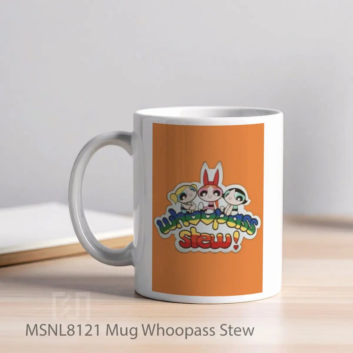 Mug Whoopass Stew Gelas Keramik Tema Film MSNL8121 - Tampak Kiri