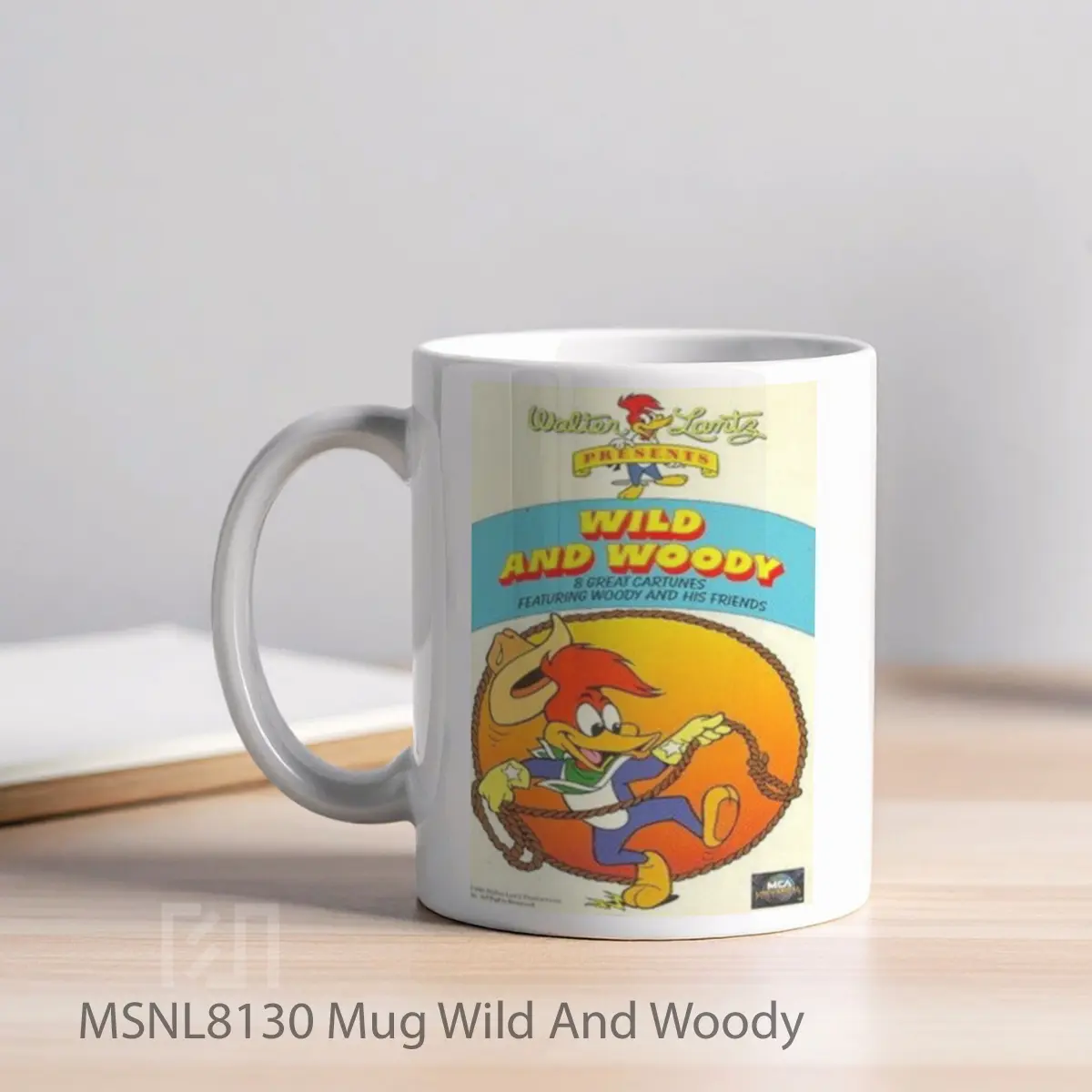 Mug Wild And Woody Gelas Keramik Tema Film MSNL8130 - Tampak Kiri