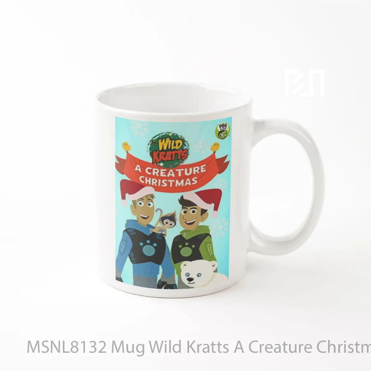 Mug Wild Kratts A Creature Christmas Gelas Keramik Tema Film MSNL8132