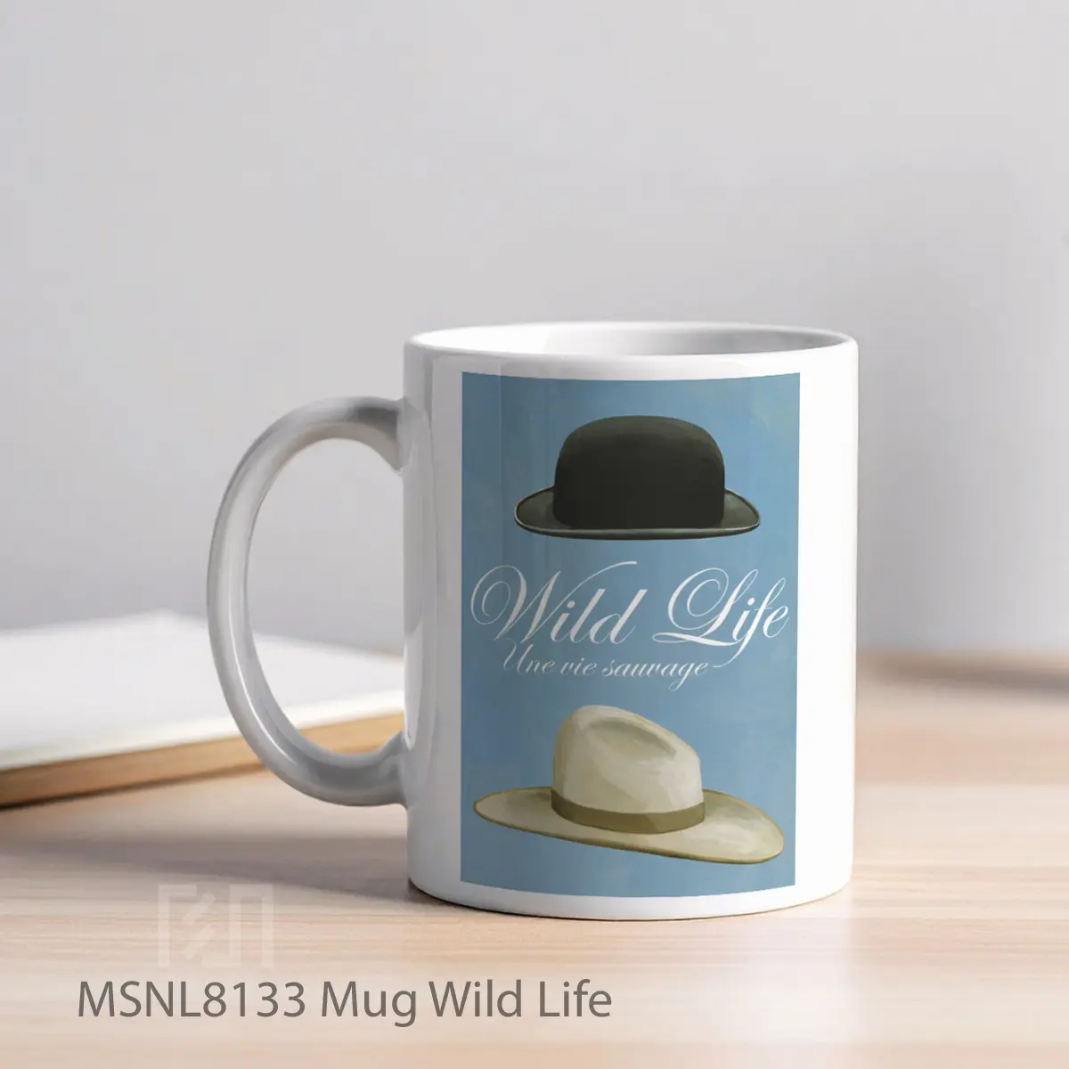 Mug Wild Life Gelas Keramik Tema Film MSNL8133 - Tampak Kiri