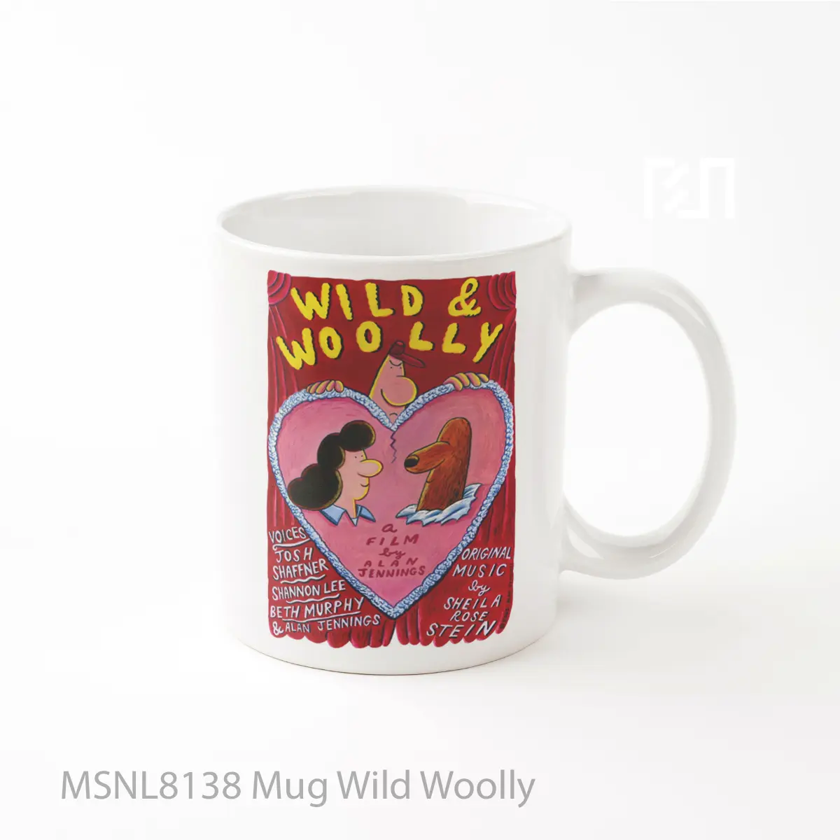 Mug Wild Woolly Gelas Keramik Tema Film MSNL8138