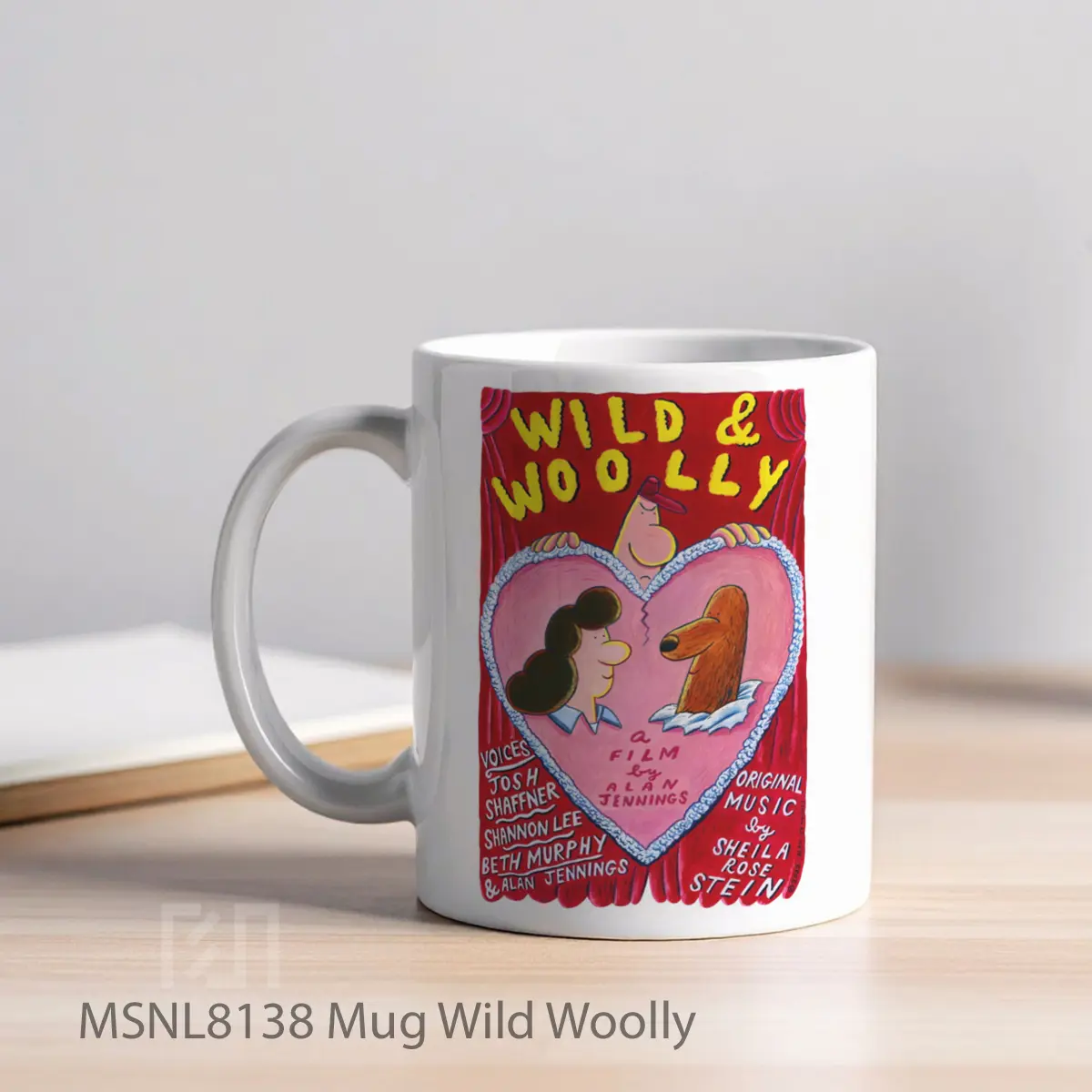 Mug Wild Woolly Gelas Keramik Tema Film MSNL8138 - Tampak Kiri