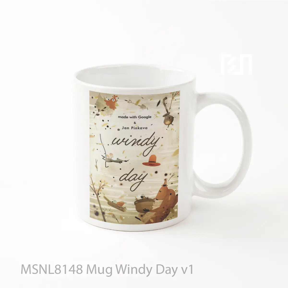 Mug Windy Day V1 Gelas Keramik Tema Film MSNL8148