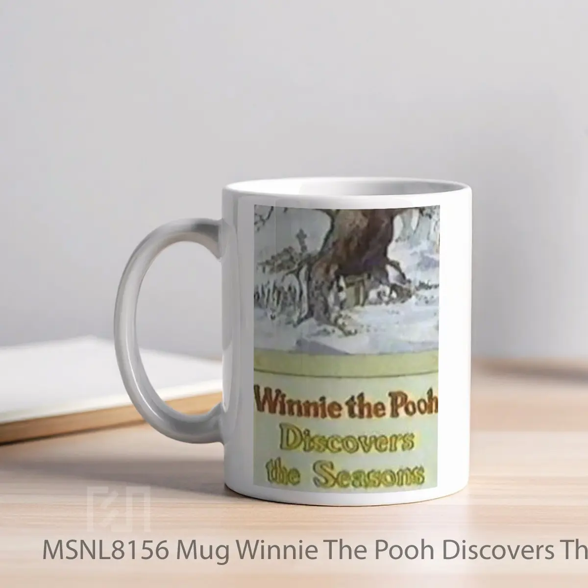 Mug Winnie The Pooh Discovers The Seasons Gelas Keramik Tema Film MSNL8156 - Tampak Kiri