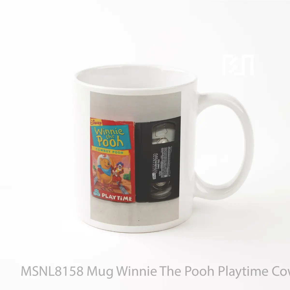 Mug Winnie The Pooh Playtime Cowboy Pooh Gelas Keramik Tema Film MSNL8158