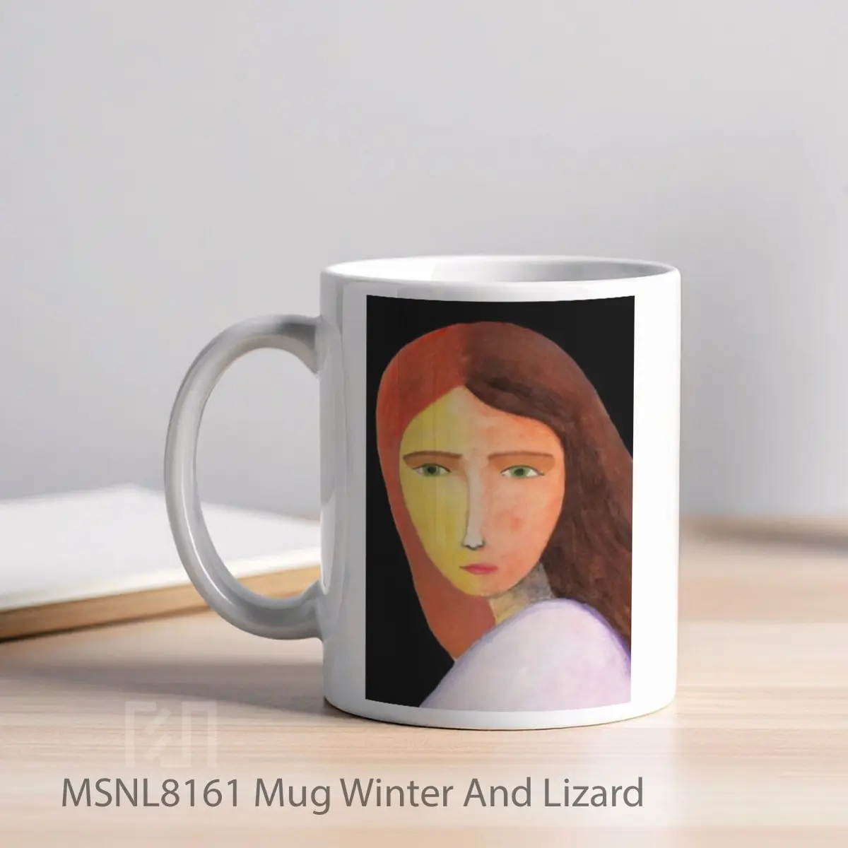 Mug Winter And Lizard Gelas Keramik Tema Film MSNL8161 - Tampak Kiri